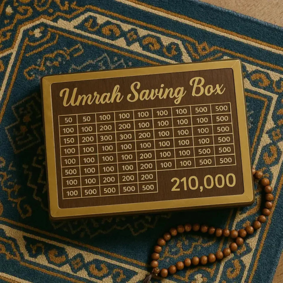 Umrah Saving Box - Box For Umrah Saving
