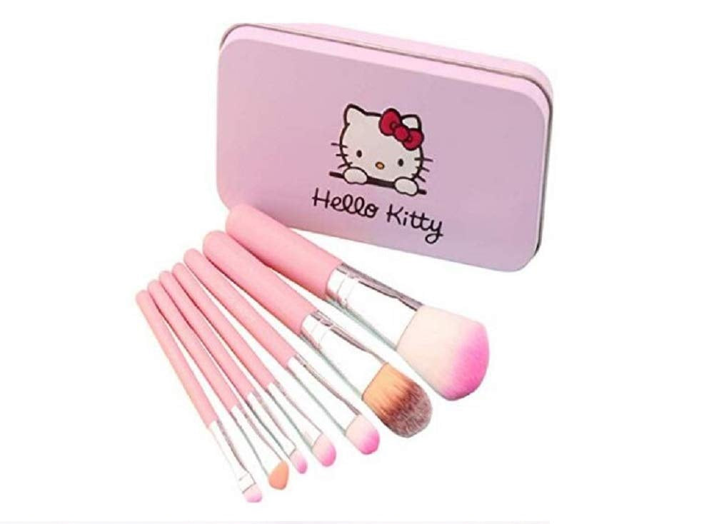 Pack of 7 Hello Kitty Makeup Brush Set