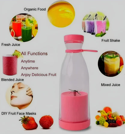 Portable 6 Blades Mini Bottle Juicer