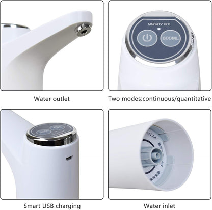 Rechargeable Automatic Dispenser For Bottled Water