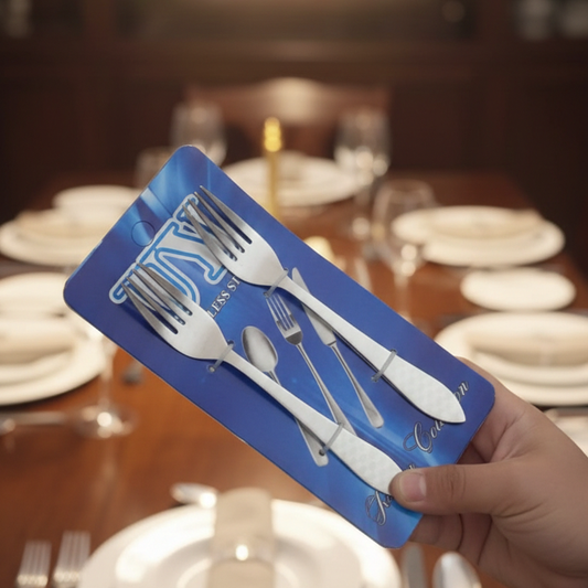 6 Pcs Stainless Steel Table Fork Set