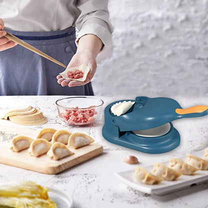 2-in-1 Manual Dumpling Maker &amp; Dough Press Machine