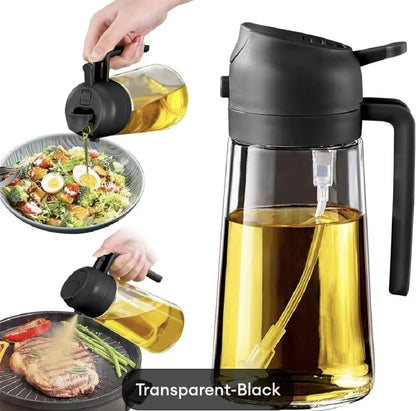 470ml Kitchen Glass Oil Sprayer Bottle
