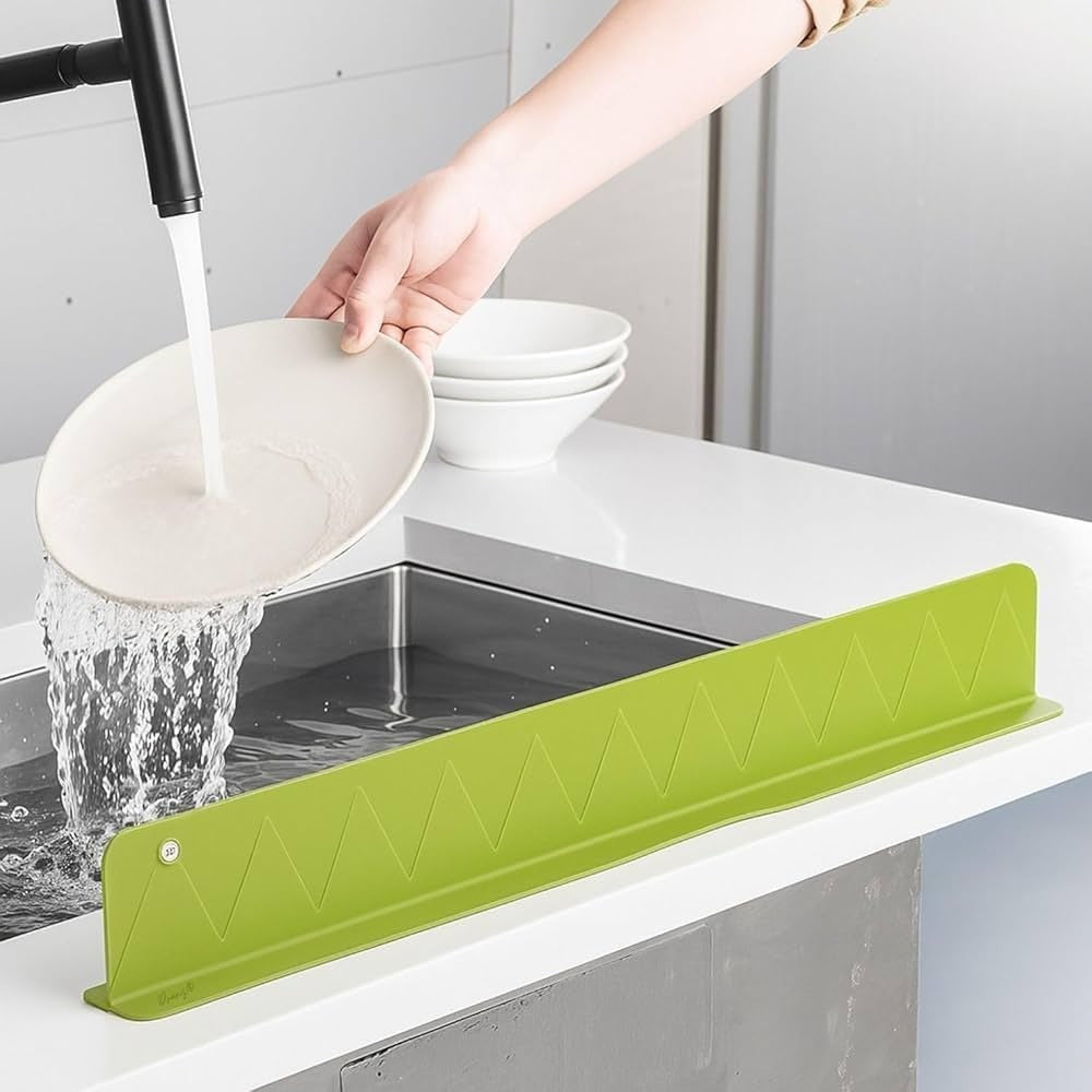 Silicone Sink Splash Guard With Suction 2P