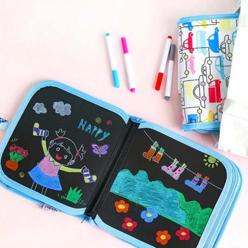 Erasable & Reusable Doodle Magic Blackboard Book