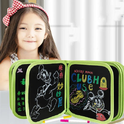 Erasable & Reusable Doodle Magic Blackboard Book