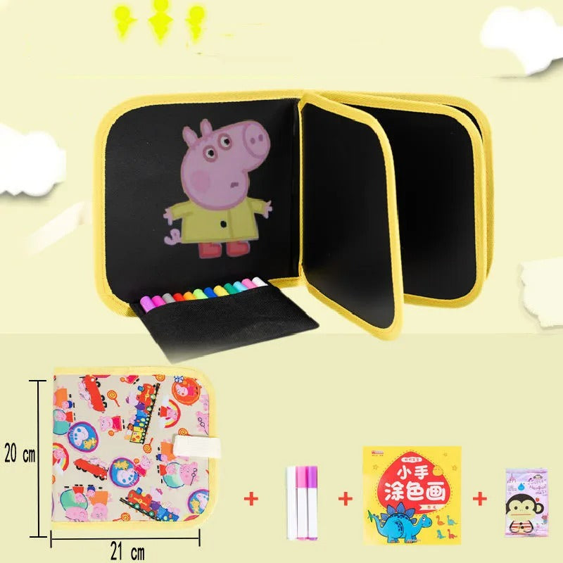 Erasable & Reusable Doodle Magic Blackboard Book