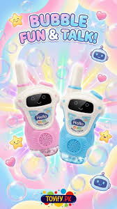 2 Pcs Intercom Bubble Machine Walkie Talkie