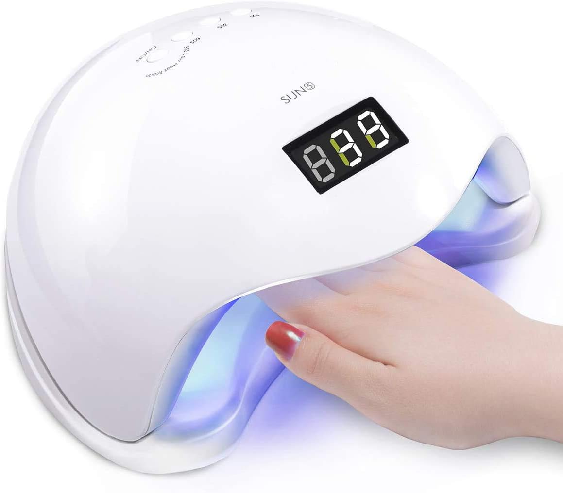 48W Professional Nail Lamp – LED Display & Auto Sensor