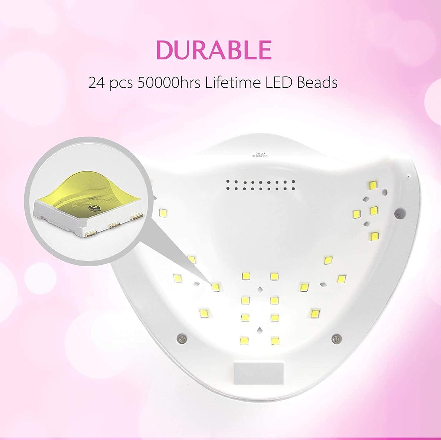 48W Professional Nail Lamp – LED Display & Auto Sensor
