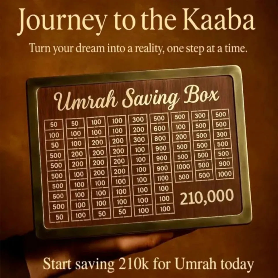 Umrah Saving Box - Box For Umrah Saving