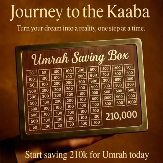 Umrah Saving Box - Box For Umrah Saving