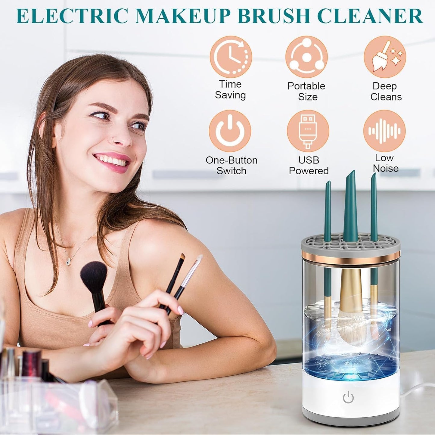 lovi Automatic Makeup Brush  Cleaner