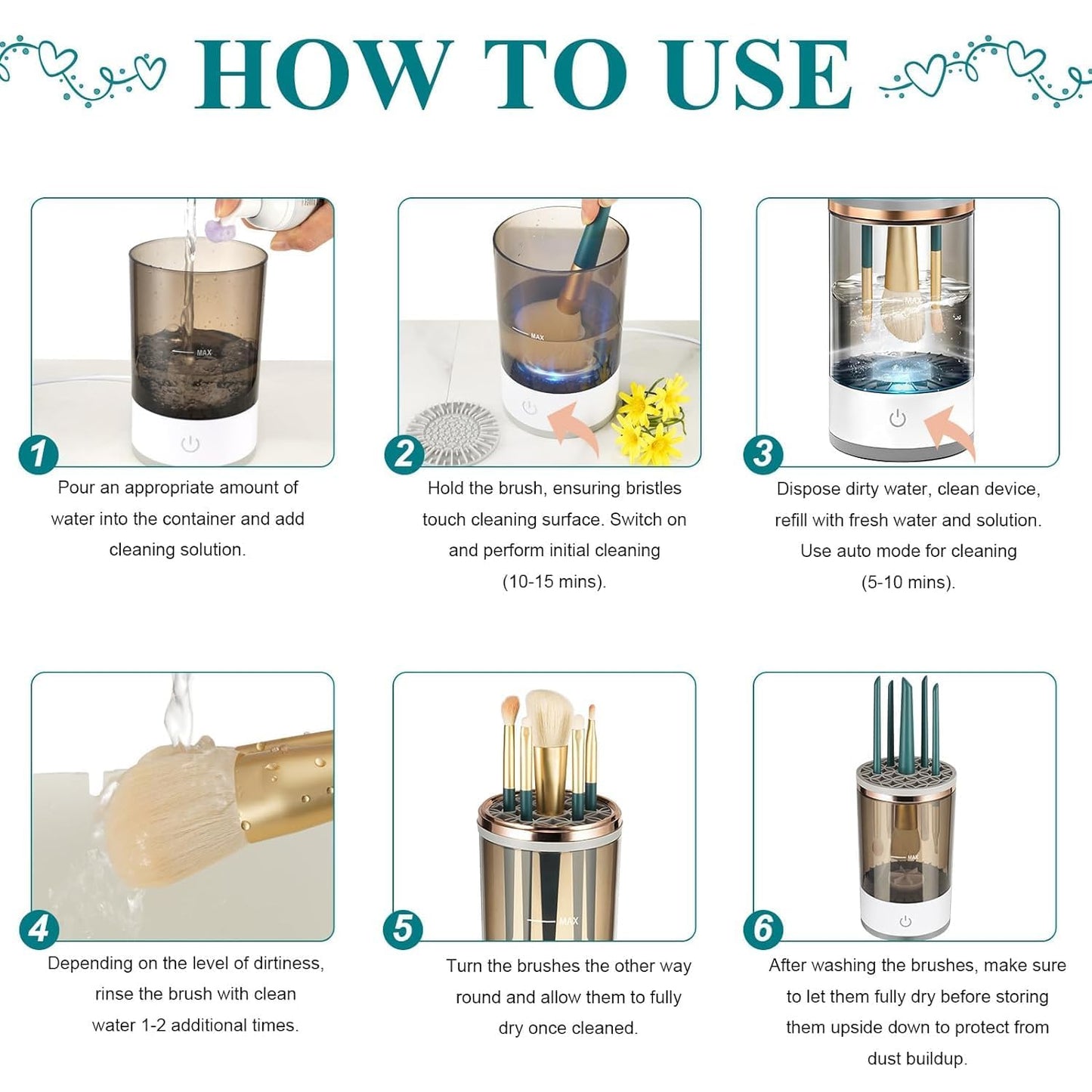 lovi Automatic Makeup Brush  Cleaner