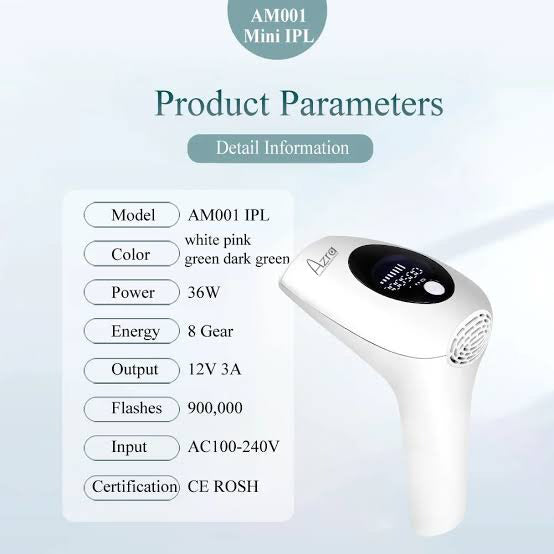 Luxe Model IPL Device with 1 M Flashes & Auto Feature