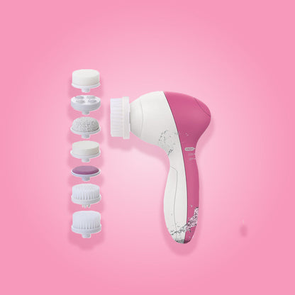 5-in-1 Electric Facial Cleansing Brush & Skin Care Massager