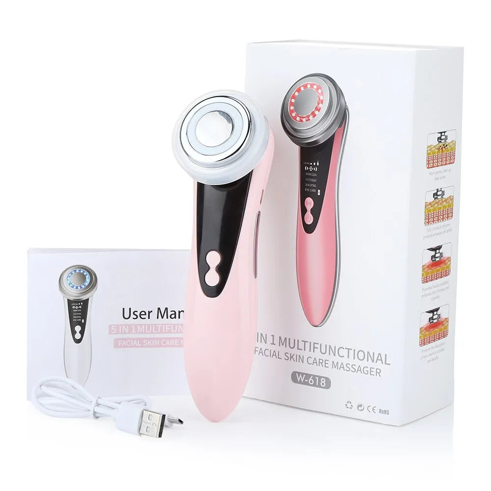 5-in-1 Facial Beauty Hifu  Device