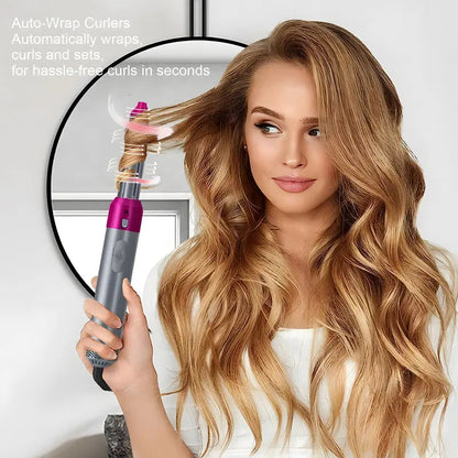 5 in 1 Electric Hot Air Brush Straightener and Dryer