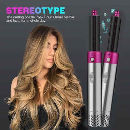 5 in 1 Electric Hot Air Brush Straightener and Dryer