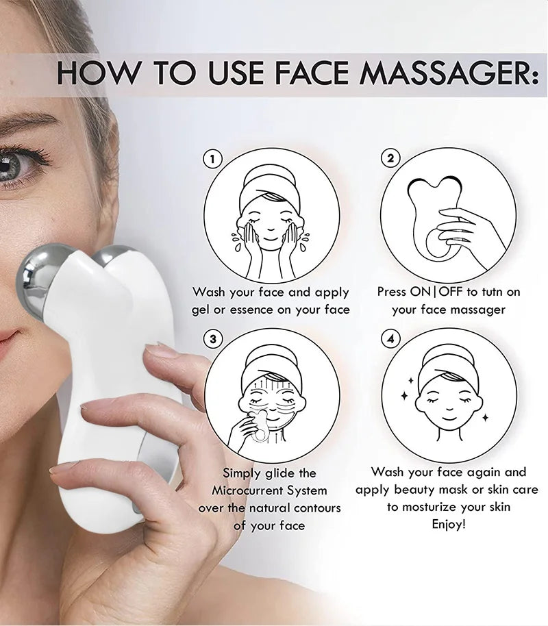 Microcurrent Facial Toning & Sculpting Tool