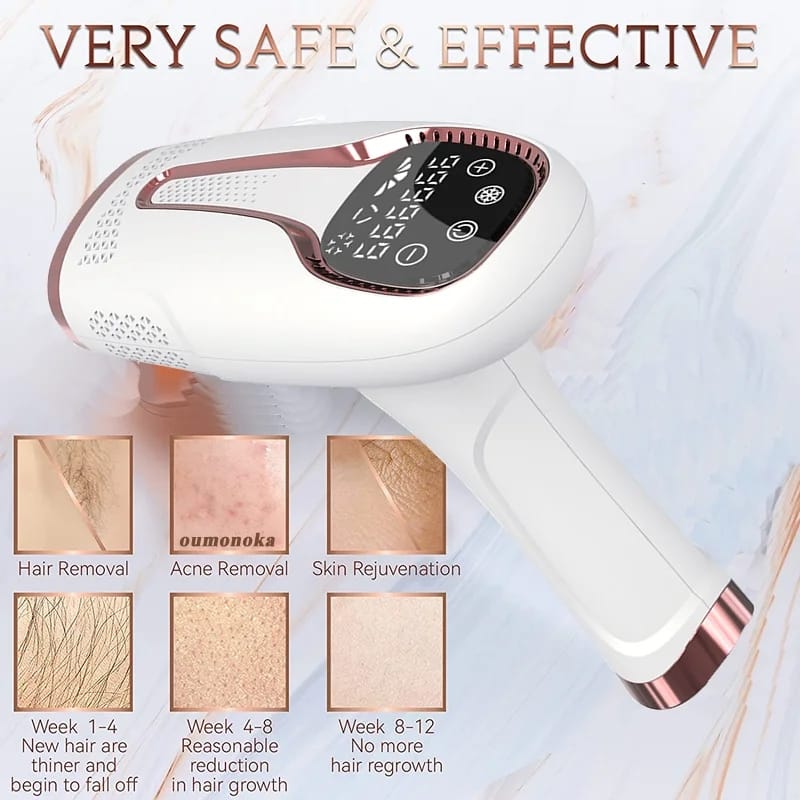 lovi Flash IPL Laser Hair Removal Device With 1 Million Flashes with Auto Features