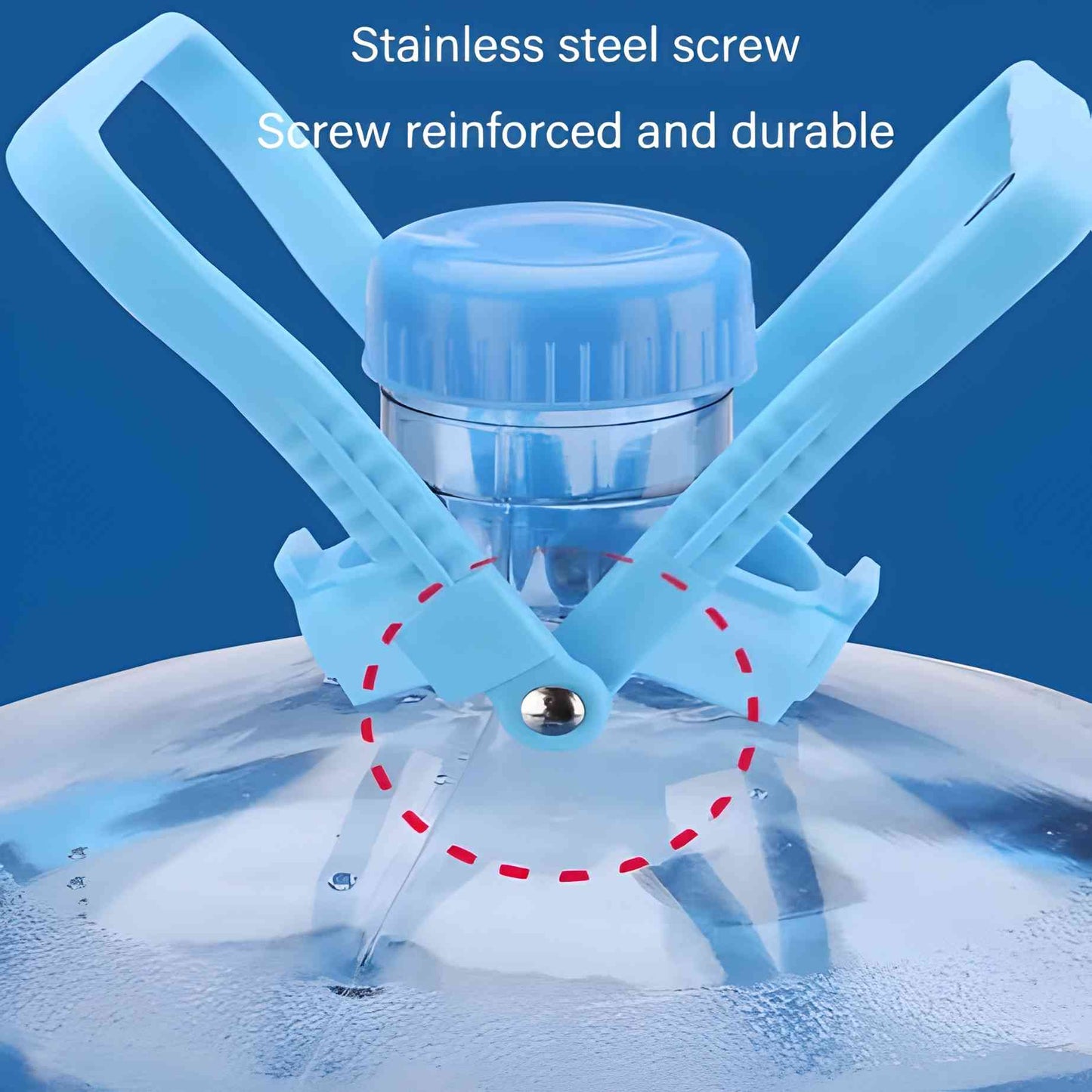 3 Pcs Easy-Lift Water Bottle Portable Ring Handle Lifter
