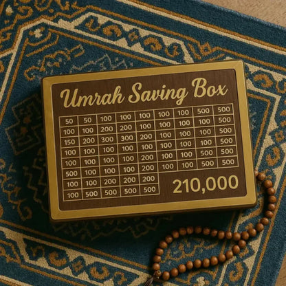 Umrah Saving Box - Box For Umrah Saving