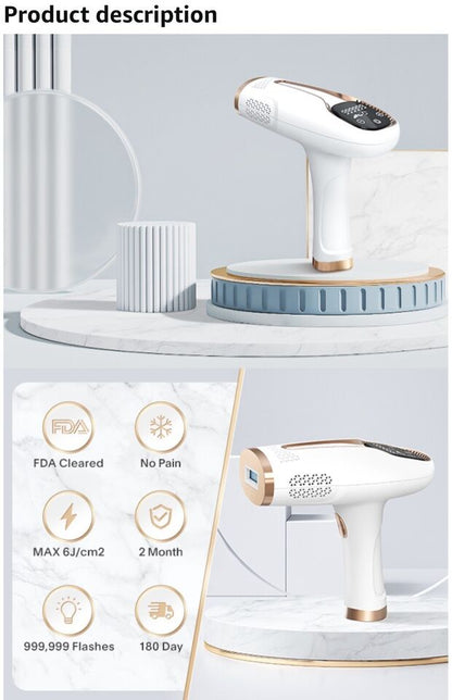 lovi Flash IPL Laser Hair Removal Device With 1 Million Flashes with Auto Features